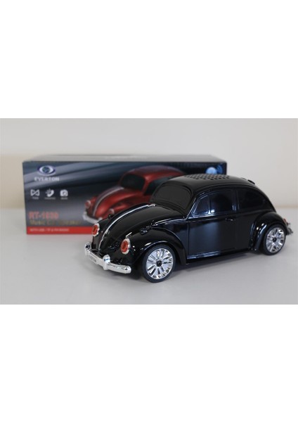 RT-1939 Arabalı Bluetooth Fm-Usb-Tf-Aux Şarjlı Nostaljik Radyo