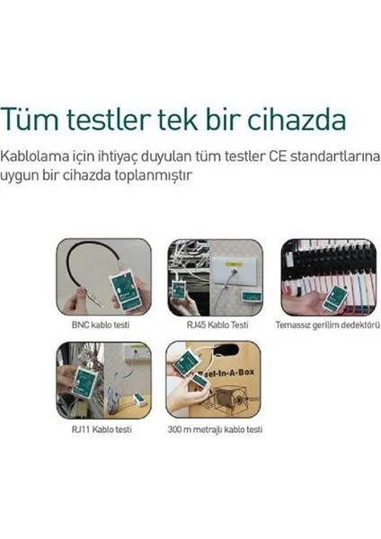 MT-7058 Mini Lan Kablo Test Cihazı