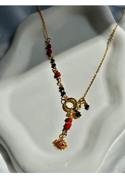 Kırmızı Altın Kaplama Kolye fiyatları