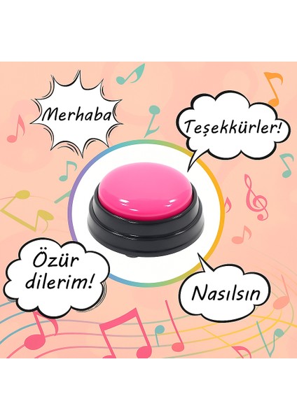 Kedi Köpek Için 4 Adet Ses Kayıtlı Eğitim ve Iletişim Butonu fiyatları
