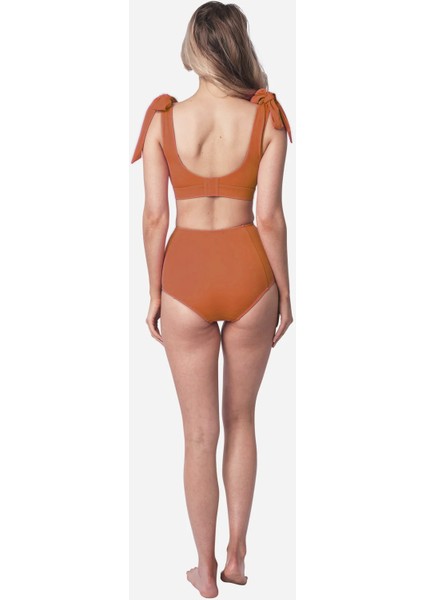 Hardal Toparlayıcı Yüksek Bel Bikini Altı