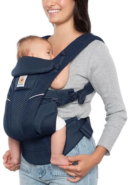 Omni Breeze Softflex Mesh , 0-4 Yaş , 4 Taşıma Pozisyonlu Ergonomik Kanguru , Yeni Doğan ve Küçük Çocuklar Için