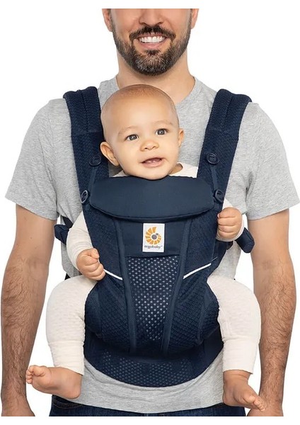 Omni Breeze Softflex Mesh , 0-4 Yaş , 4 Taşıma Pozisyonlu Ergonomik Kanguru , Yeni Doğan ve Küçük Çocuklar Için