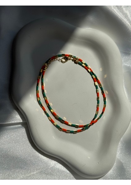 Afgan Taşlı Minimal Kolye fiyatları