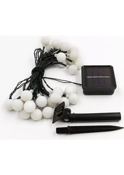Solar 5m 28 LED Top Rgb Siyah Kablolu