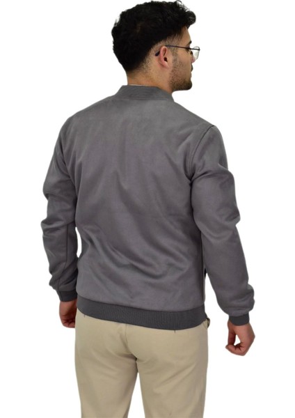 Erkek Mevsimlik Süet Spor Mont 8056 BGL-ST04372