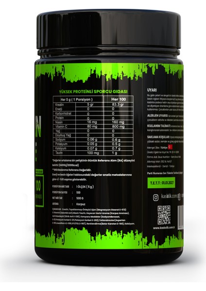 Creatine 500 gr Karpuz-Aromalı-Shaker Hediye modelleri