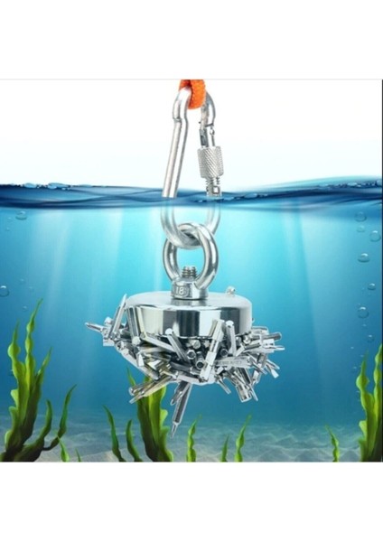 48 mm Magnet Fishing, Neodyum Pot Mıknatıs Seti Halat Eldiven, Mıknatıs Balıkçılığı fırsatları