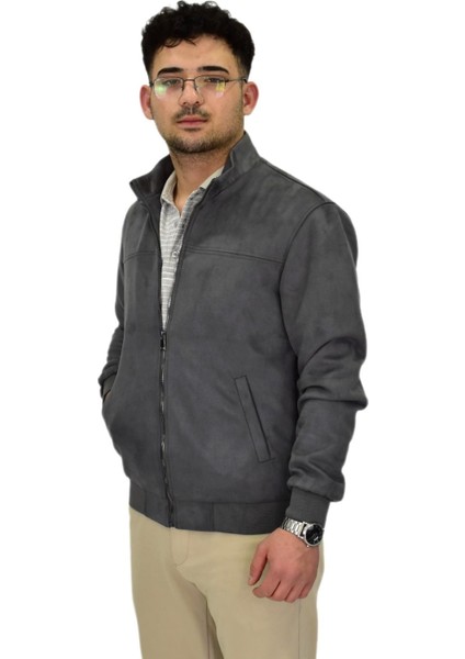 Erkek Mevsimlik Süet Spor Mont 8051 BGL-ST04373