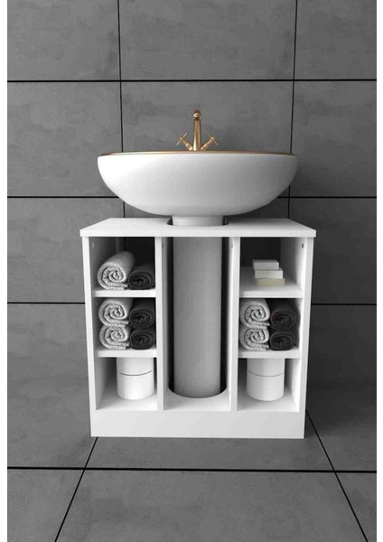 Ayaklı Lavabo Dolabı 001 Banyo Dolabı Lavabo Alt Dolap