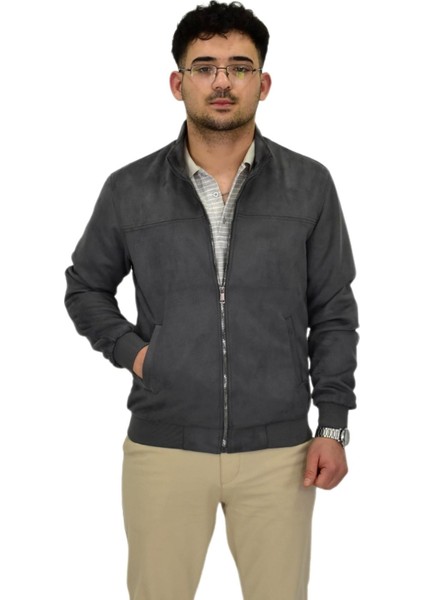 Erkek Mevsimlik Süet Spor Mont 8051 BGL-ST04373