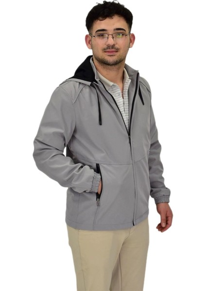 Erkek Mevsimlik Kapüşonlu Softjel Spor Mont 8077 BGL-ST04371 modelleri