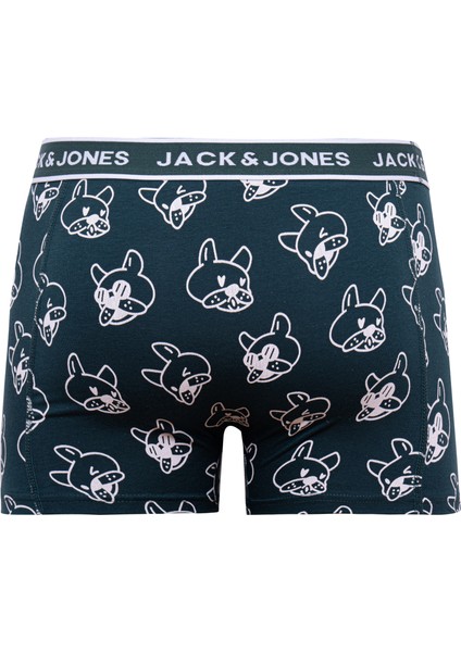 Tekli Logo Desenli Pamuklu Boxer - Bulldog