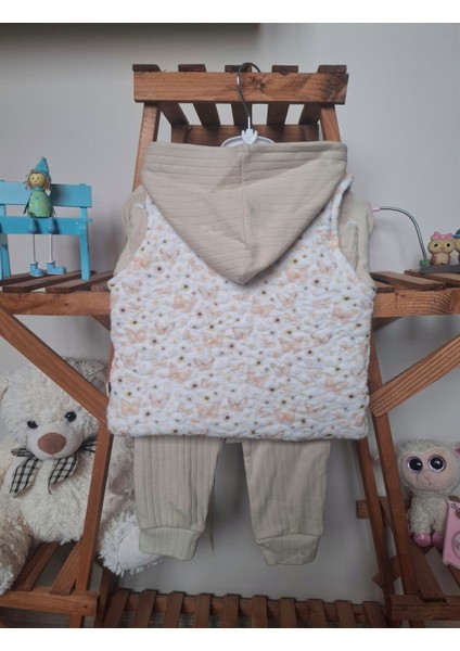 Kız Bebek 3'lü Kapüşonlu Takım fırsatları