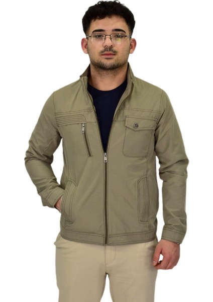 Erkek Mevsimlik Kanvas Spor Mont 8094 BGL-ST04370