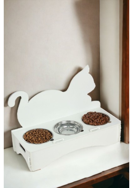 Kedi Mama Su Kabı Siyah Renk Model 4