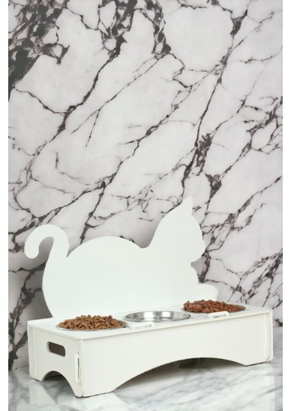 Kedi Mama Su Kabı Siyah Renk Model 4 fiyatları