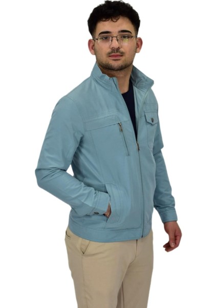 Erkek Mevsimlik Kanvas Spor Mont 8094 BGL-ST04370