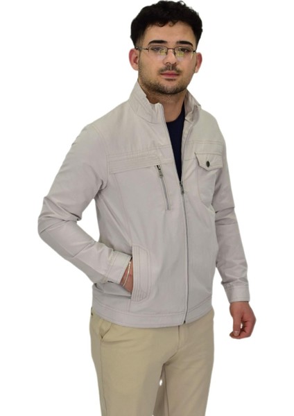 Erkek Mevsimlik Kanvas Spor Mont 8094 BGL-ST04370