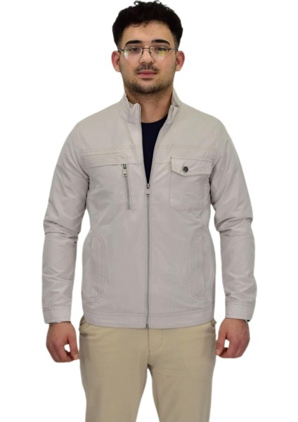 Erkek Mevsimlik Kanvas Spor Mont 8094 BGL-ST04370