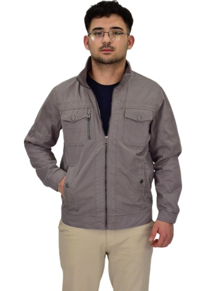 Erkek Mevsimlik Kanvas Spor Mont 8001 BGL-ST04369