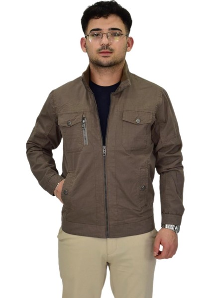 Erkek Mevsimlik Kanvas Spor Mont 8001 BGL-ST04369