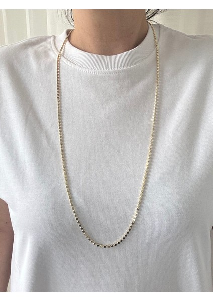 Ezme Topçuk Kolye 80CM