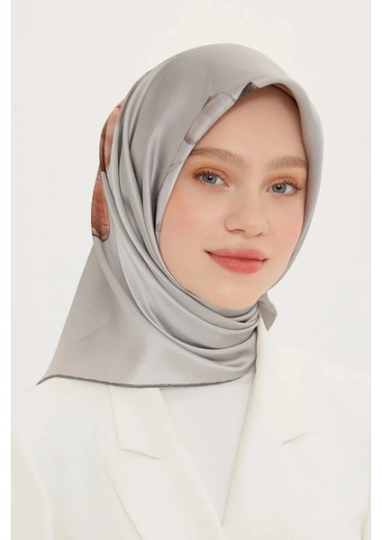Nostalji Serisi Ipek Twill Eşarp 8737D-31