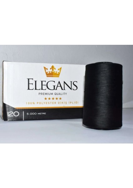 Siyah Polyester Iplik 120N