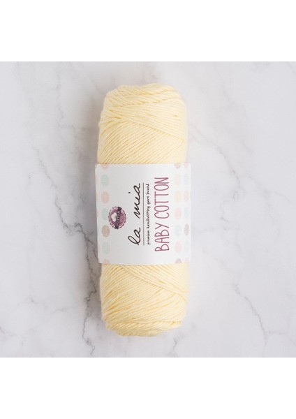Baby Cotton Bebe Sarı El Örgü İpi - L028 - 33626