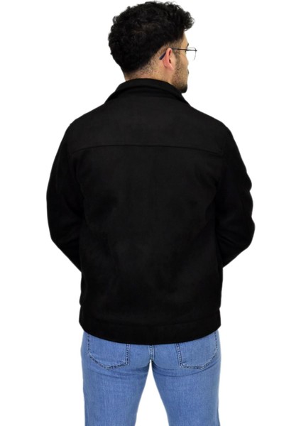 Erkek Mevsimlik Süet Spor Mont 8073 BGL-ST04510