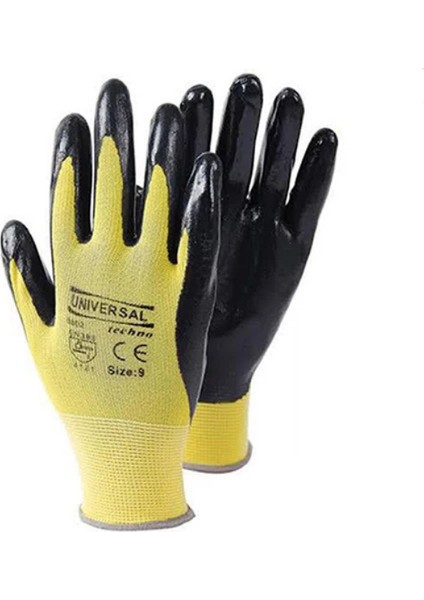 Üniversal Sarı Montaj Eldiveni No:10 8802