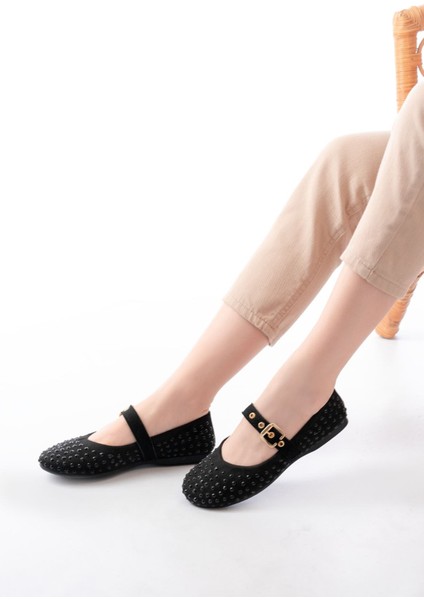 DM-6020 Siyah Troklu Baret Tokalı Günlük Kadın Babet fiyatları