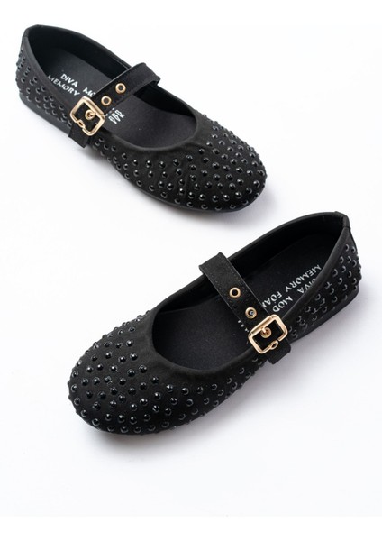 DM-6020 Siyah Troklu Baret Tokalı Günlük Kadın Babet fırsatları