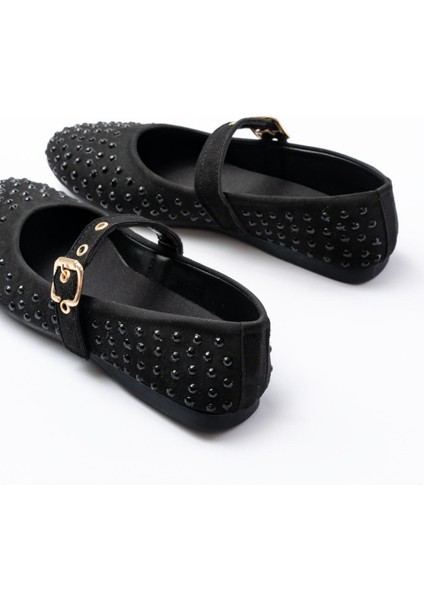 DM-6020 Siyah Troklu Baret Tokalı Günlük Kadın Babet indirimleri