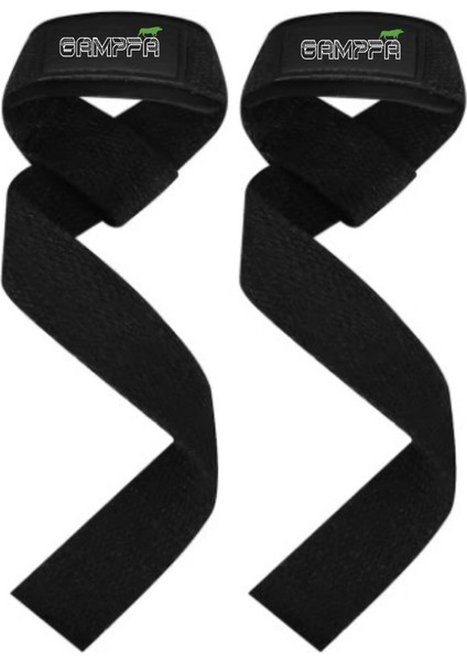Pamuk Padded Lifting Strap Siyah Çift