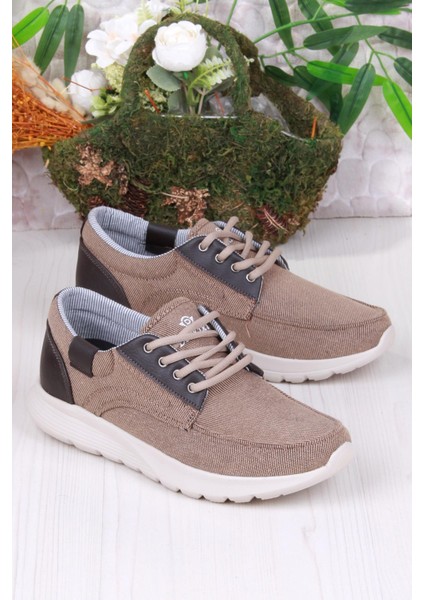Dks 020 Hafif Rahat Keten Sneaker Erkek Ayakkabı