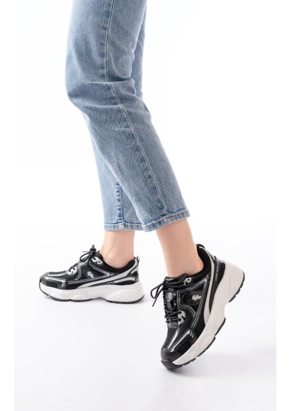 F-329 Siyah Günlük Bağcıklı Beyaz Tabanlı Yazlık Spor Ayakkabı fiyatları