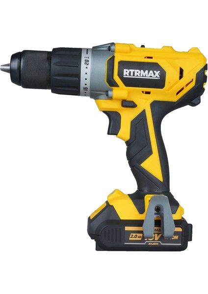 Akülü Darbeli Matkap 50 Nm 2*2 Ah Akü X-Lion