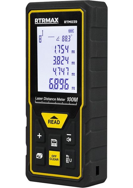 Lazer Metre 100 mt Kırmızı