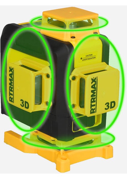 Şarjlı Otomatik Lazer Distomat 4*360 Derece Yeşil