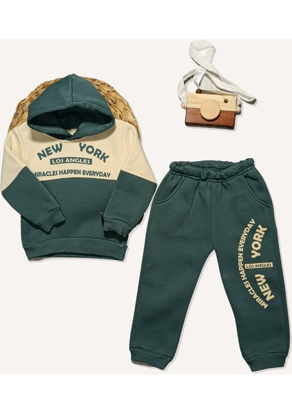 Üç Iplik Polar Kapişonlu Ikili Takım