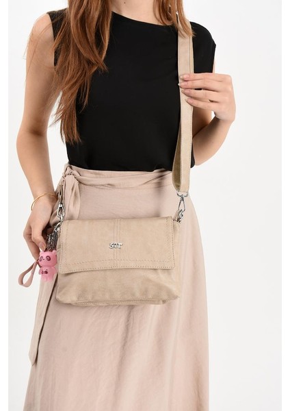 Y.s.deri Kadın Postacı Çanta 28*18 cm Vegan Deri Işıklı Aksesuar Charm Çapraz Askılı Omuz Çantası fırsatları