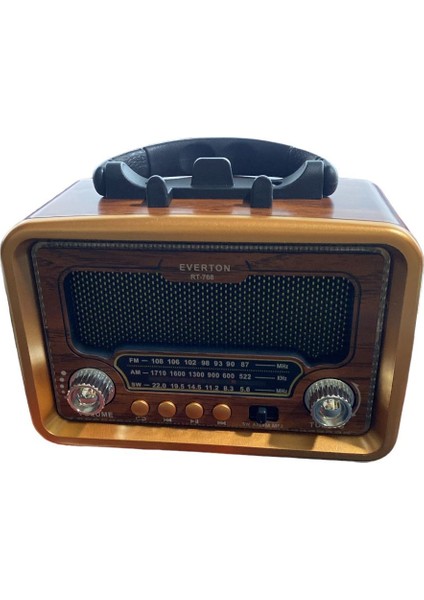 Nostalji Radyo ve Müzik Çalar RT-359-GÜNEŞ Enerjili-Fenerli-Bluetooth-Usb-Fm