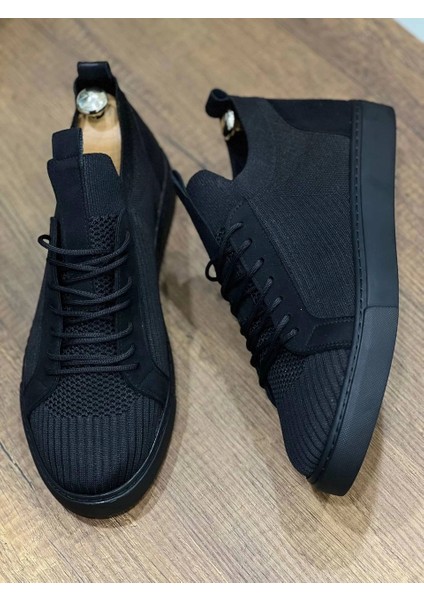 Kb-112 Kuback Siyah Siyah Tabantriko Bağcıklı Günlük Erkek Ayakkabı