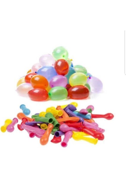 Su Balonu 100 Adet Parti Organizasyon Oyuncak Balon ( Karışık Renkler )