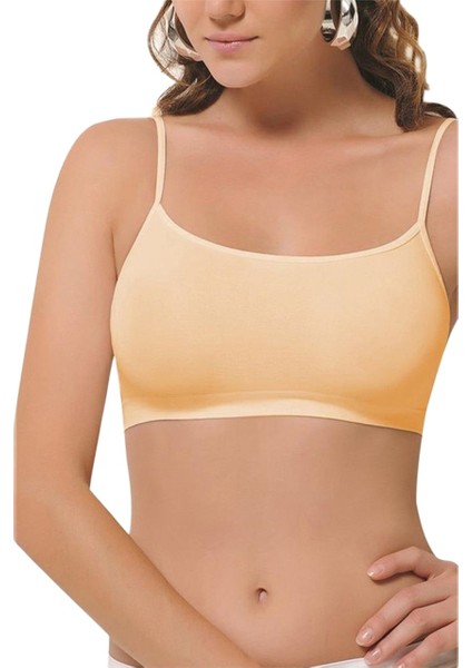 Ip Askılı Kadın Büstiyer Crop Pedli - 708