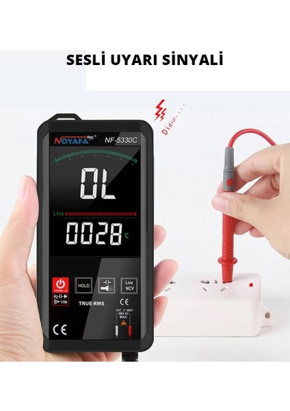 Noyafa Geniş Ekranlı Dijital Ölçü Aleti (Dokunmatik Ekran) fırsatları