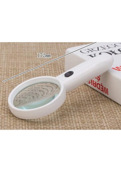 Işıklı Büyüteç LED Aydınlatmalı 75MM 3x Büyütme