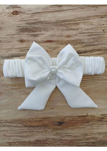 Yenidoğan Sahra Lucky Baby Nakışlı Kundak Bebek Battaniyesi Ekru